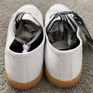 JOULES Men’s Canvas Sneakers Coast White Canvas Pumps | Joules main image 4